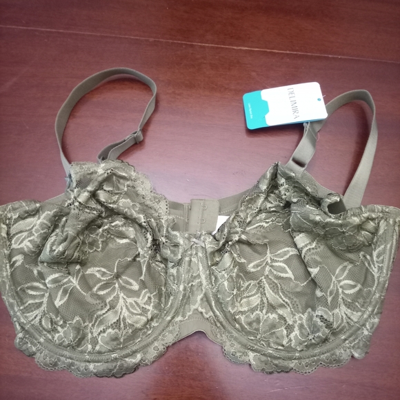 Lace Olive Green Bra - Picture 5 of 6